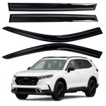 CRV 2025 2026을 위한 AUXKO 창문 레인 가드 테이프온 샤터프루프 스모크 바이저 측면 바람 디플렉터 액세서리 CR 2026용 : 라모드가든