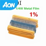 저항기는 금속 필름 수행  저항 1R 22M 1% 100R 220R 1K 1 5 K 2 2 4 7 22K 47K 2K2 4K7 : 아온무역co