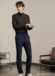 [울시]남성기모본딩팬츠  네이비WS24FWMPT0001 : 롯데파주 스튜디오샵