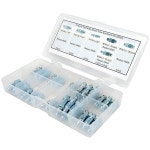 Dsnaduo 36 PCS Bleeder Valve,Brake Screw Assortment Kit Replace H9402-6, H9403-6, H9404-6, H9406-6, : 아뜰리에그레이스