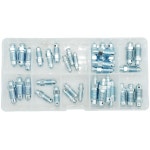 Dsnaduo 36 PCS Bleeder Valve,Brake Screw Assortment Kit Replace H9402-6, H9403-6, H9404-6, H9406-6, : 아뜰리에그레이스