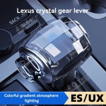 자동차 부품 Lexus ES 2018-2025 크리스탈 기어 레버 시프트 노브 고품질 편안한 느낌을위한 수정 액세서리 : 다산코퍼레이션.
