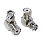 1pc UHF SO-239 BNC Q9 직각 90도 RF 커넥터 : 분당플렉스34