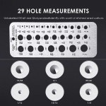 드릴 비트 게이지 분수형 사이즈 116인치에서 29홀 미터법 : 충일인터내셔널