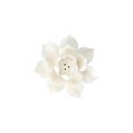 레디골 백련 향꽂이, 3.9인치 세라믹 백련 향꽂이, 도자기 꽃꽂이 향꽂이, 홈 데코용 : 클리어베이샵