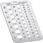 드릴 비트 게이지 분수형 사이즈 116인치에서 29홀 미터법 : 충일인터내셔널