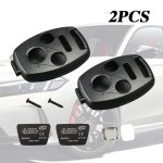 ASUBA 교체용 키포브 커버 케이스, 키리스 엔트리 원격 쉘 케이스 및 혼다 2003-2012 어코드용 패드 교체 / 2006-2013 시빅 EX 2009-2015... 