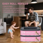 백 맞지 270개의 6팩 호환되는 버전 않음), 신생아 일회용 일부 스퀘어 통에는 통(클래식 당 리필, compact와 genie 리필 스탠다드... 