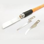 강철 경화 괭이 휴대용 잡초 갈퀴 야채 풀기 농장 심기 토양 농업 정원 도구 2 5inch : 베루마켓