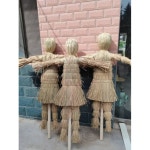 야외 허수아비 모형 100 인형 배치 남성용 논밭 사양 100cm 모델 짚으로 1호 1호 남 원포인트 : 사과초코렛