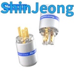 품질보장 납품전문 Monosaudio EMF107 오디오 전원 플러그 4N 99.998% 순수 구리 금/로듐 도금 EU/US 버전 하이파이 IEC C15 암 커넥터... 