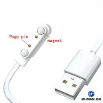 포고 핀 USB-자석 충전기 케이블 4.0 마그네틱 주스 컵용 MORPHY MR9600 샤오미 SKG2519-2511 DL-BX910 2 : 문수소소온