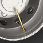 선소울 TR573 10개 트럭 타이어 밸브 스템, 브라스 상용 4-3/8 밸브 스템, 림 625 : 하루서랍픽