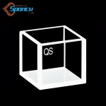 1PCS 20mm 정사각형 석영 용기 셀 2개의 광택 창 내부 직경 20x20x22mm : 오모아유통