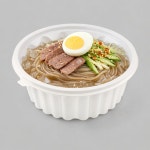 195파이대 1570ml 냉면용기 탕 용기 국밥 칼국수 마라탕 덮밥 백색 400개 : 글로벌 패키지