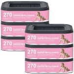 백 맞지 270개의 6팩 호환되는 버전 않음), 신생아 일회용 일부 스퀘어 통에는 통(클래식 당 리필, compact와 genie 리필 스탠다드... 