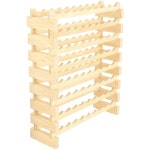 모듈러랙 72 병 와인 랙(폭 9) 다크 얼룩 Natural Pine : 소로상회