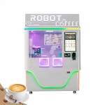 상업용 로봇 커피 자판기 키오스크 - 공항, 쇼핑몰, 주유소 및 기타 장소에 적합한 24시간 연중무휴 셀프 완전 자동 머신. : 프리스토이