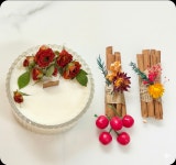 [다정담공방]캔들 만들기 원데이클래스/메리고 플라워+시나몬 방향제 : 다정담 선물 공방