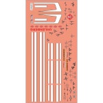 UHLENBERG 하울리지 피터빌트 359 트럭 데칼, 워터슬라이드, 멀티스케일(1/14, 1/16, 1/20, 1/24, 1/25, 1/32, 1/50), 모델 빌딩 액세서리(1... 