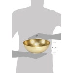 레드 Co. 12 u201D 럭셔리 라운드 해머드 알루미늄 장식 볼, 골드 마감 4 Inches Copper : 소로상회