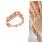 로이드 14k 18k 라운드 곡선 애끼링 핑키링 반지 LRR20C01G : 롯데율하점 로이드