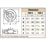 릴크래프트 7850 OLP121 헤비 듀티 스프링 리트랙터블 호스 릴 1/2인치 X 50 : 스타일링팁