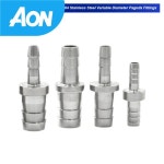 304 스테인레스 스틸 가변 직경 파고다 스트레이트 조인트 호스 버트 피팅 4/6/8/10/12/14/16/20/22/25/32/38/40/50/60mm : 아온물산kr