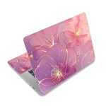 12 12.1 13.3 14 15.4 15.6 인 스킨 노트북 스티커 데칼, PC용 넷북 스킨... 방수 아트 프로텍터 쉽게 바를 수 있는 핫 핑크 플로 : 골드웨이몰