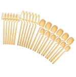 심플 커트러리 세트 24개 포크 스푼 나이프 식기 주방 : 직구의 내공