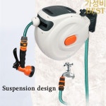 10/20m 자동 되감기 호스 릴 7 패턴 노즐 워터 정원용 슬로우 시스템 : 쇼퓡