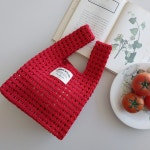 브리즈네트백 만들기(코바늘 봉다리가방 뜨기 DIY 뜨개질 키트 동영상 제공 코튼필드) : 헤이얀