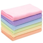 6 PCS 20 x20 니트 폴라 플리스 원단, 안티 필 플러시 원단 패치워크 담요용 폴리에스터 베개 커버, DIY 공예 재봉(파스텔) Brown : 소로상회