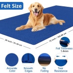 펠트 패브릭 72인치 X 36인치(2평방 야드), 1.4mm 두께의 부드러운 시트, 시리즈 색상의 부직포, 장식, 바느질, DIY 공예에 적합 : 소로상회