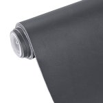 인조 가죽 원단, 55인치 폭 1.3mm 두께의 실내 장식 원단 야드 소프트... 빈티지 PU 시트 공예용 의자 지갑 쿠션, 1야드 블루 그레이 : 소로상회