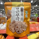 명인 찹쌀 연근 부각 200g 2개 트레이더스 오희숙 전통 하늘바이오 과자 간식 : 트노샵