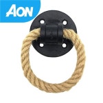 레트로 철 캐비닛 벽 마운트 나무 문 서랍 드레서 대마 밧줄 당겨 홈 가구 핸들  링 버클을 : 아온종합상사