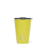 16온스 단열 스태커블 텀블러 - 2.0 버전의 밀폐형 나사형 뚜껑이 있는 스키니 월 트리플 진공 컵 공간 절약 디자인 리몬 Champagne : 소로상... 