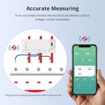 Yagusmart 3 상 4 선 스마트 에너지 계량기, 63A Zigbee WiFi 전력 모니터링 알람 센서, Tuya 앱으로 작동, 208V 415V : 825청년유통
