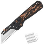 복서 g10 나이프, (j1967 접이식 블랙) 칼날 10개 edc 달린 포켓 소형 유틸리티 cjrb 메치 손잡이가 Blue : 프로패셔널마켓