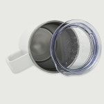 레이저그램 15온스 진공 단열 커피 머그잔, 한 잔, 개인 맞춤형 각인 포함(화이트) Black 15 Ounces : 소로상회