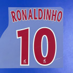 ★유소년용 네임셋★이름 번호 02 03 파리생제르망 PSG 리그 호나우지뉴 10번 네임셋 RONALDINHO 10_2587 : 티브랜드