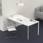 다가구 페르마타 멀티탭 1600x800 1인용 2인용 철제 조립식 서재 공부 원룸 긴책상 : 다가구프래그마