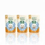 배부루다 수제 강아지 사료 프리미엄 가수분해 알러지 피부 눈 오리+소, 1kg, 3개 : 펫마당