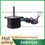 새제품  36BYGH 2상 4선식 36 스테퍼 모터 1.8도 출력축 22 바디 20 1A 0.12NM : 자스민10