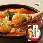 우양 강릉식 짬뽕순두부국밥 340g 간편조리 렌지업 : 우양몰
