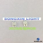 SMD 3528/6028 RGB LED 일반적인 양극 칩 삼색 (빨강 파랑) 1210 광택 다이오드 램프 : 마이소소온