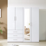 솜씨방가구 엣지 E0 1600 장롱세트 (서랍옷장+옷장) : 솜씨방가구