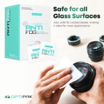안경 쌍안경 페이스 스키 마스크 또는 수영 포거 안경용 물티슈 사전 청소 디포거 OPTIPAK 보습 포그 고글용 청소용 및 150개 30 Count... 