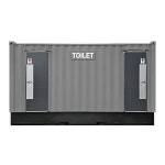 컨테이너 이동식 화장실 5m B형 초절수 수세식 현장 콘테이너 : 주식회사 케이원.